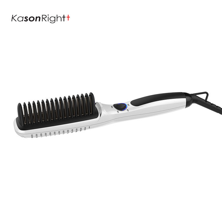 MCH 30s Fast Heating Hair Straightening Brush Heated With 5 Temperature Settings For Wet/Dry Hairs