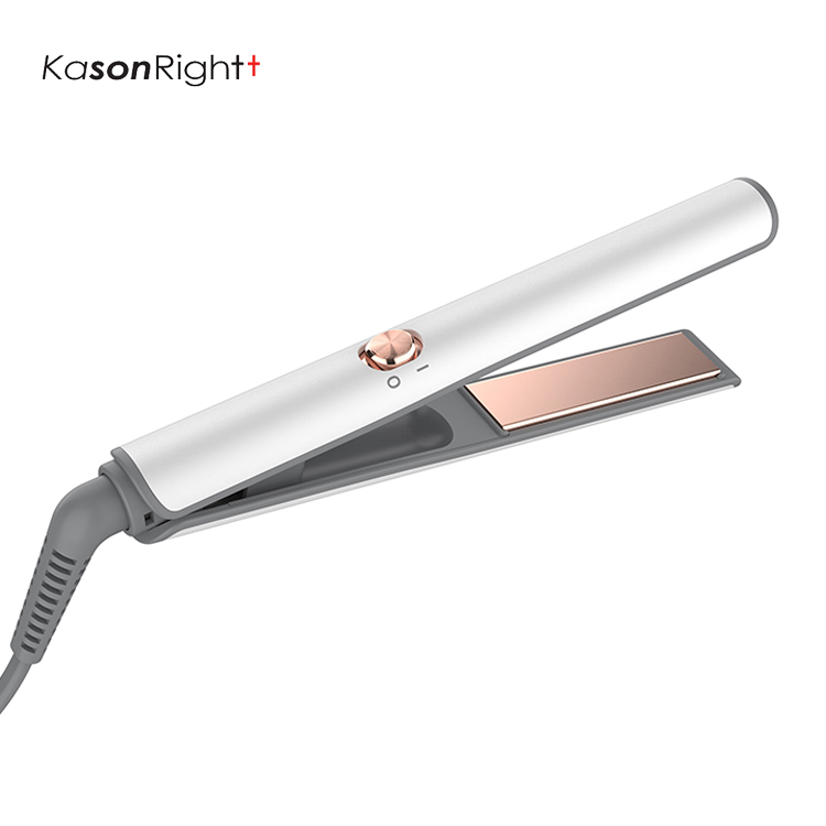 Travel Mini Hair Flat Iron Ceramic Tourmaline Hair Straightener, Dual Voltage Portable Iron for Wordwide Use