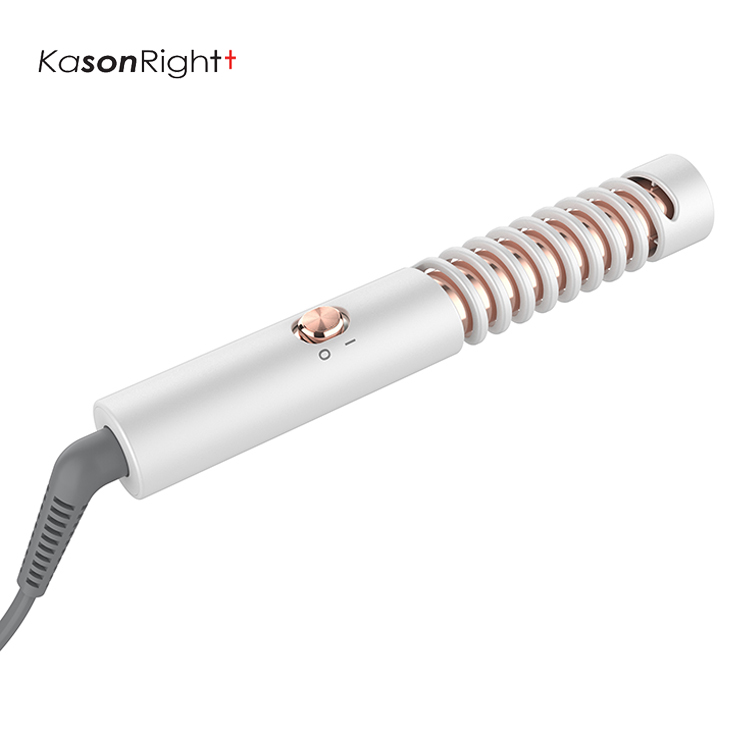 Mini Portable Ceramic Curling Iron, Hair Curler for Short Hair Bangs Beard for Worldwide Use Travel